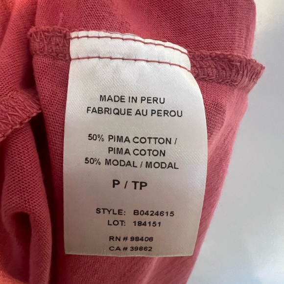 Theory Faricaem K Women’s Pink Coral Sleeveless Flowy Tunic Dress SzP Airy - Picture 5 of 11